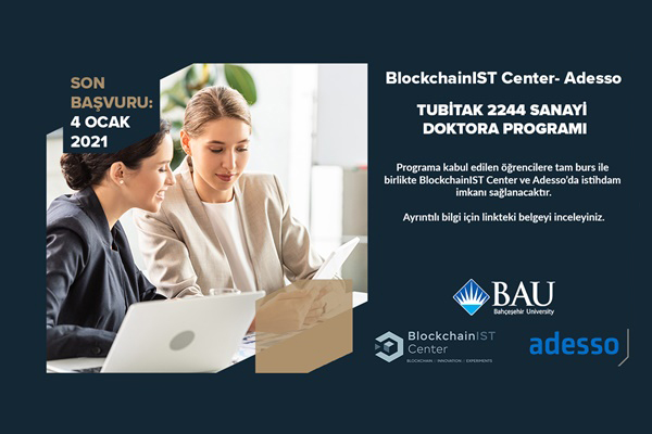 Adesso & BlockchainIST Center Tübitak Doktora Burs Başvuruları Açıldı