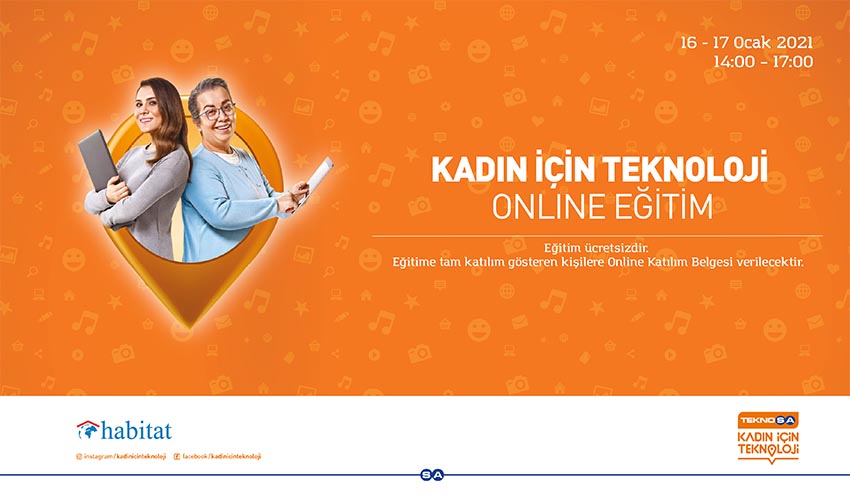 Kadın İçin Teknoloji Online Eğitim