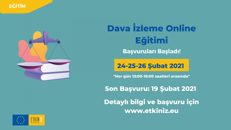 Hukukçu Olmayanlar İçin ‘Dava İzleme’ Online Eğitimine Davetlisiniz!