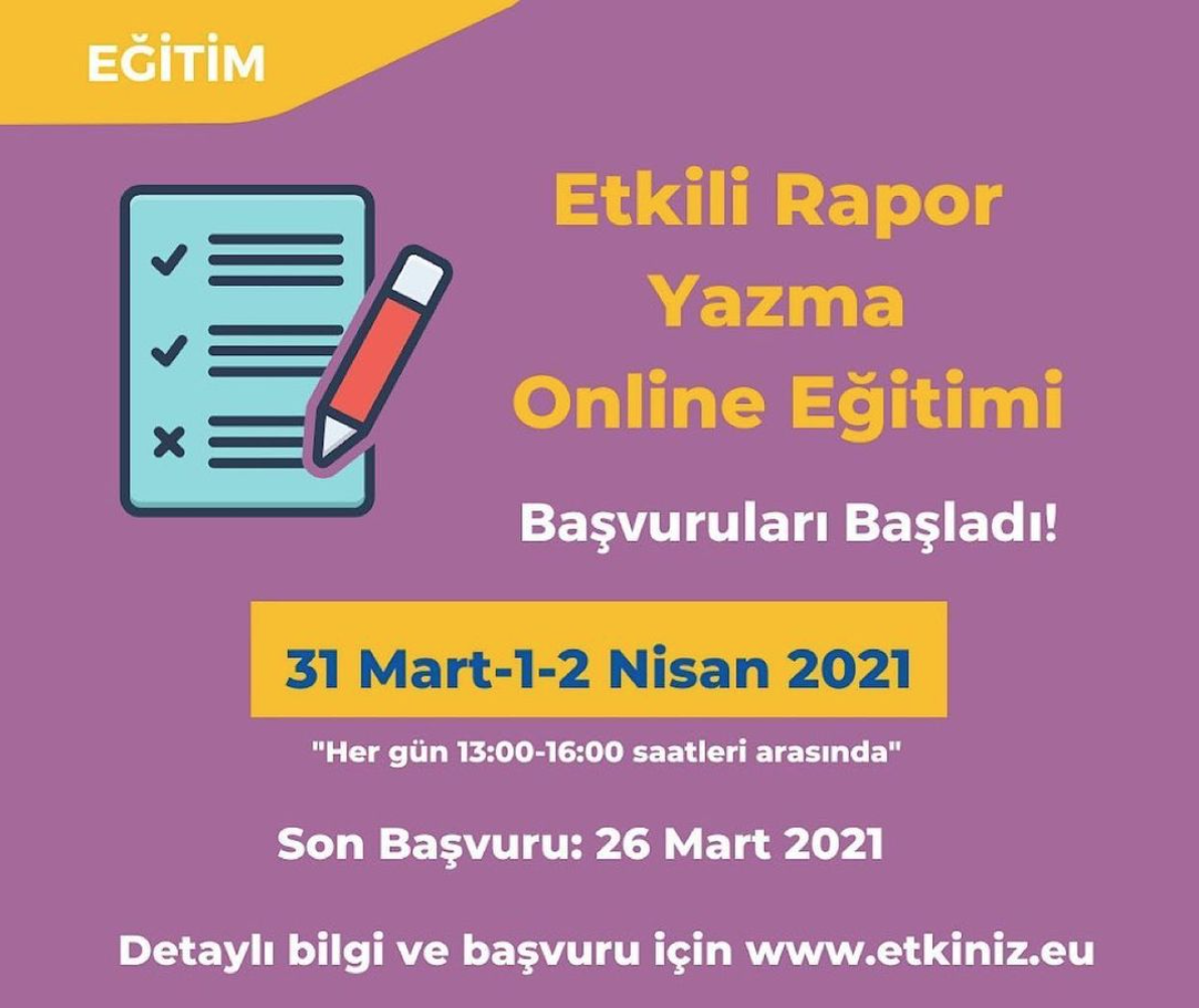 Etkili Rapor Yazma Online Eğitimi