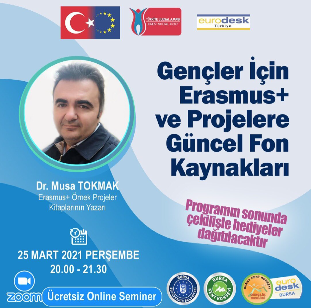 Gençler İçin Erasmus+ ve Projelere Güncel Fon Kaynakları