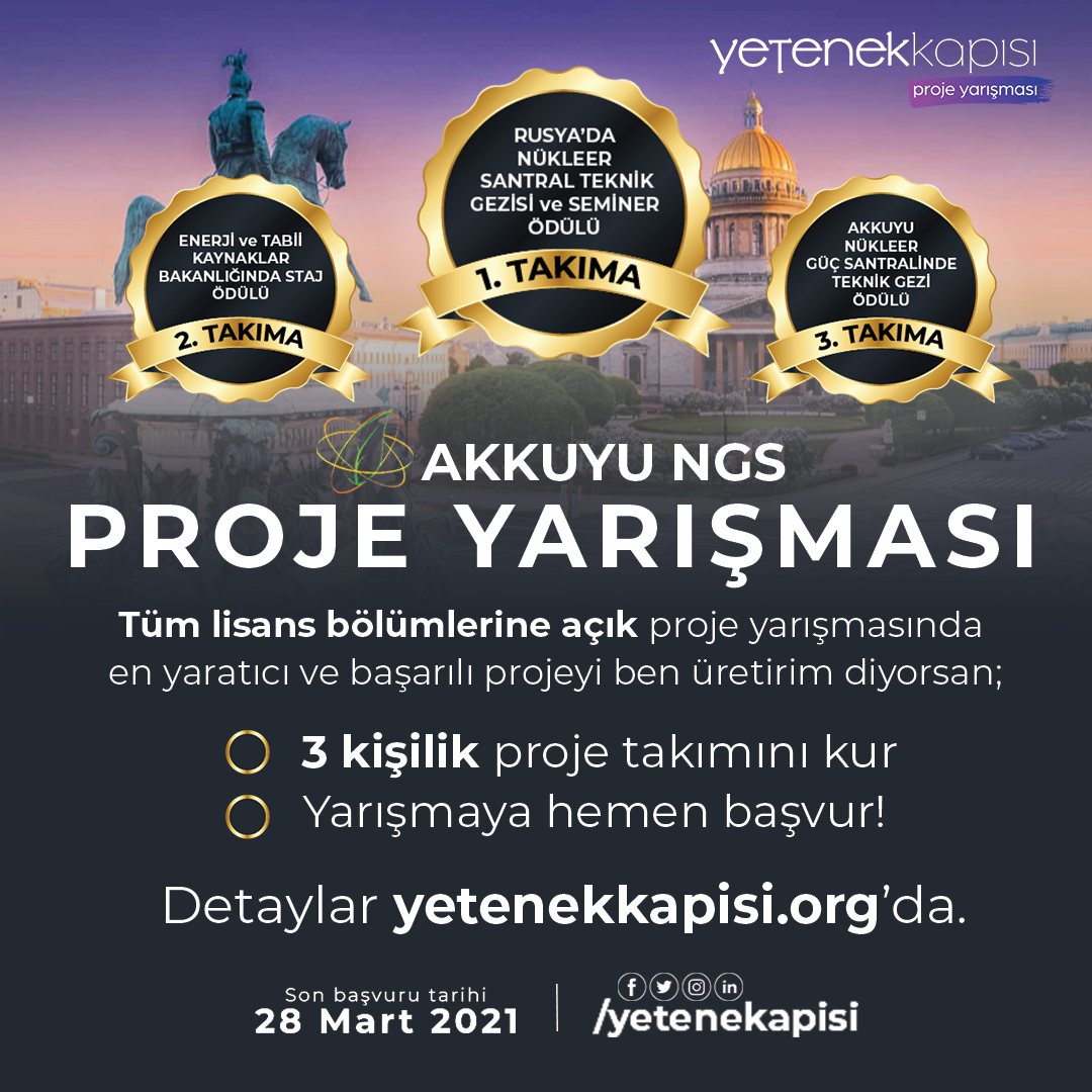 Yetenek Kapısı Akkuyu NGS Proje Yarışması