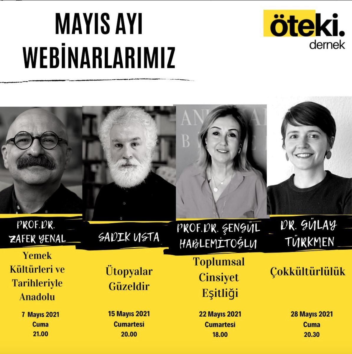 Öteki Dernek Mayıs Ayı Webinarlarına Siz De Davetlisiniz