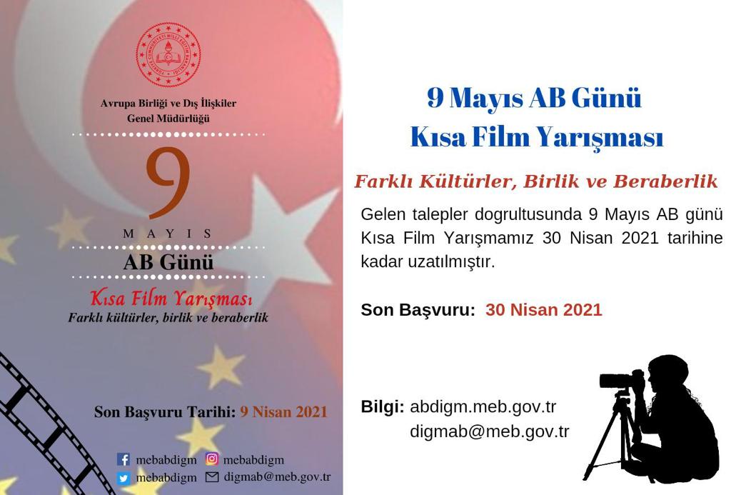 9 Mayıs Avrupa (AB) Günü Kısa Film Yarışması