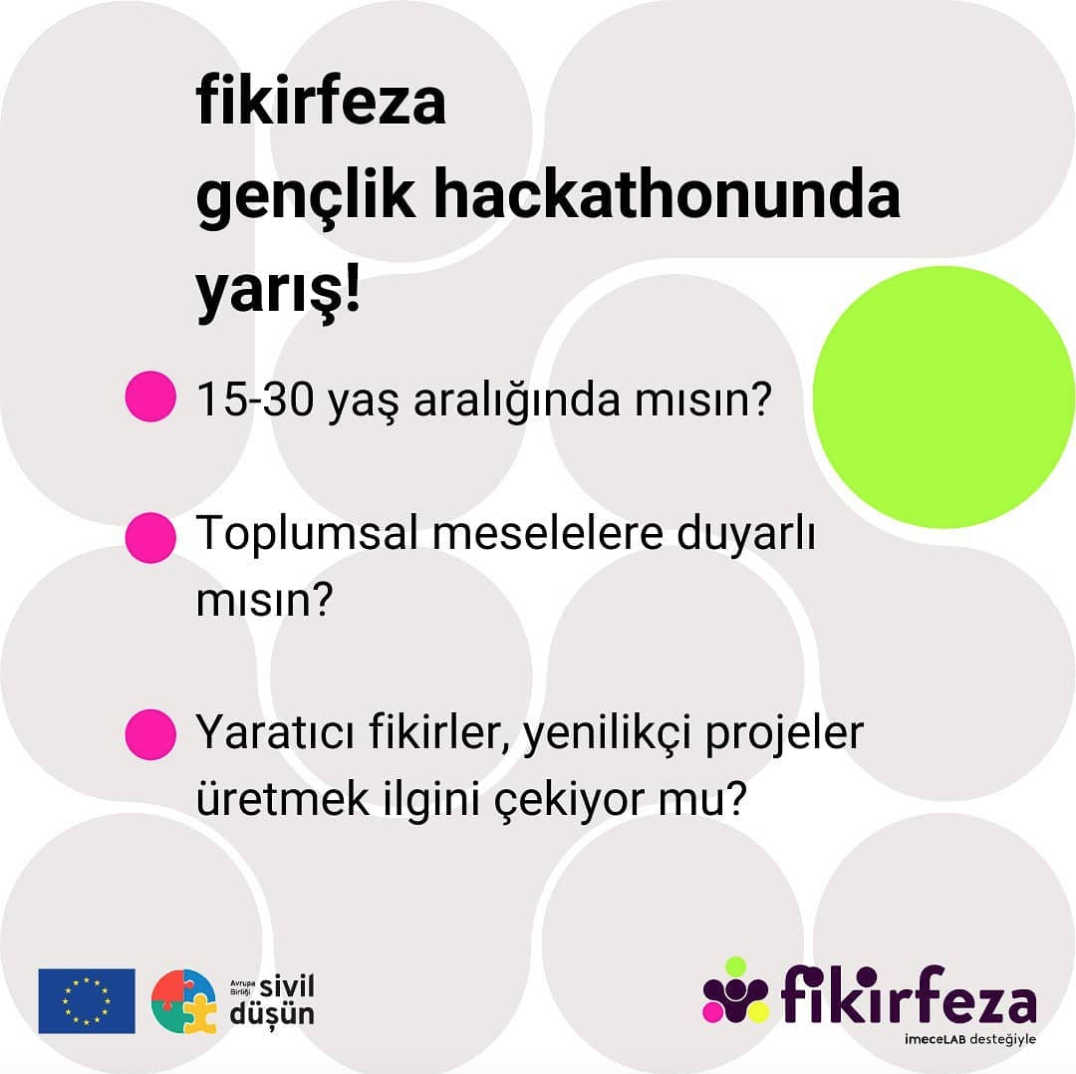 Fikirfeza Gençlik Hackathonu Başlıyor