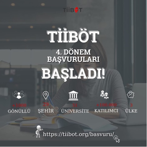 TİİBÖT 4.DÖNEM BAŞVURULARI BAŞLADI!